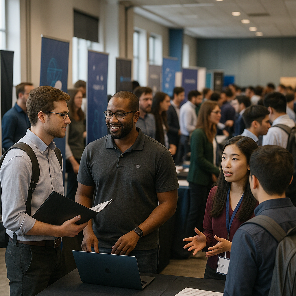 technology job market recruitment fair