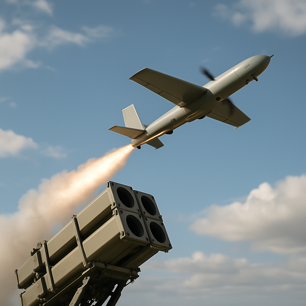 autonomous military drone interceptor launch